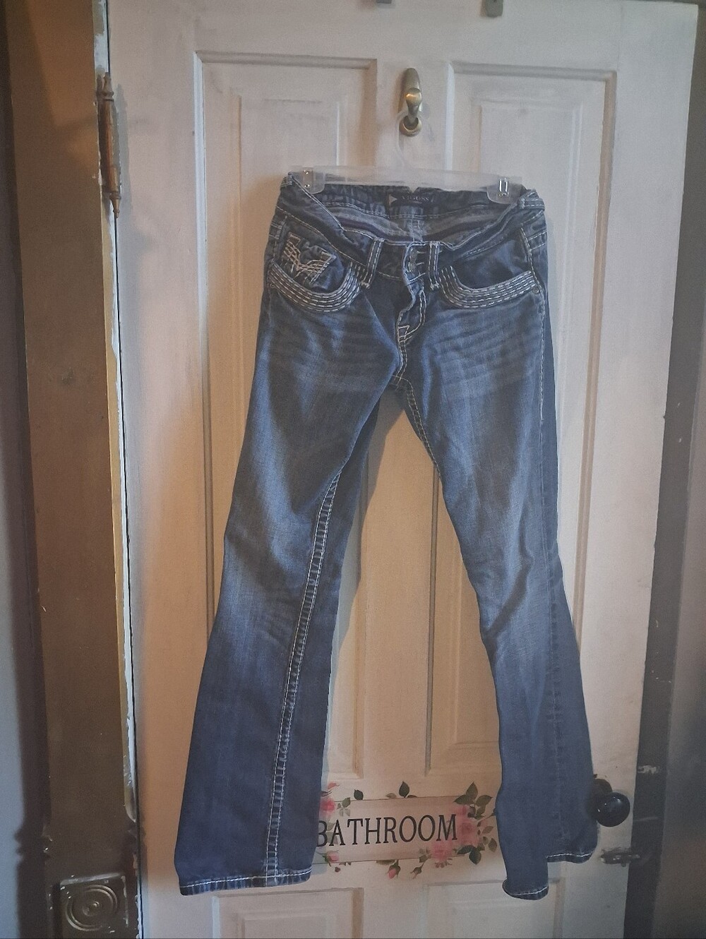 Vigoss Women’s Blue Denim Jeans - Classic Mid Wash Boot